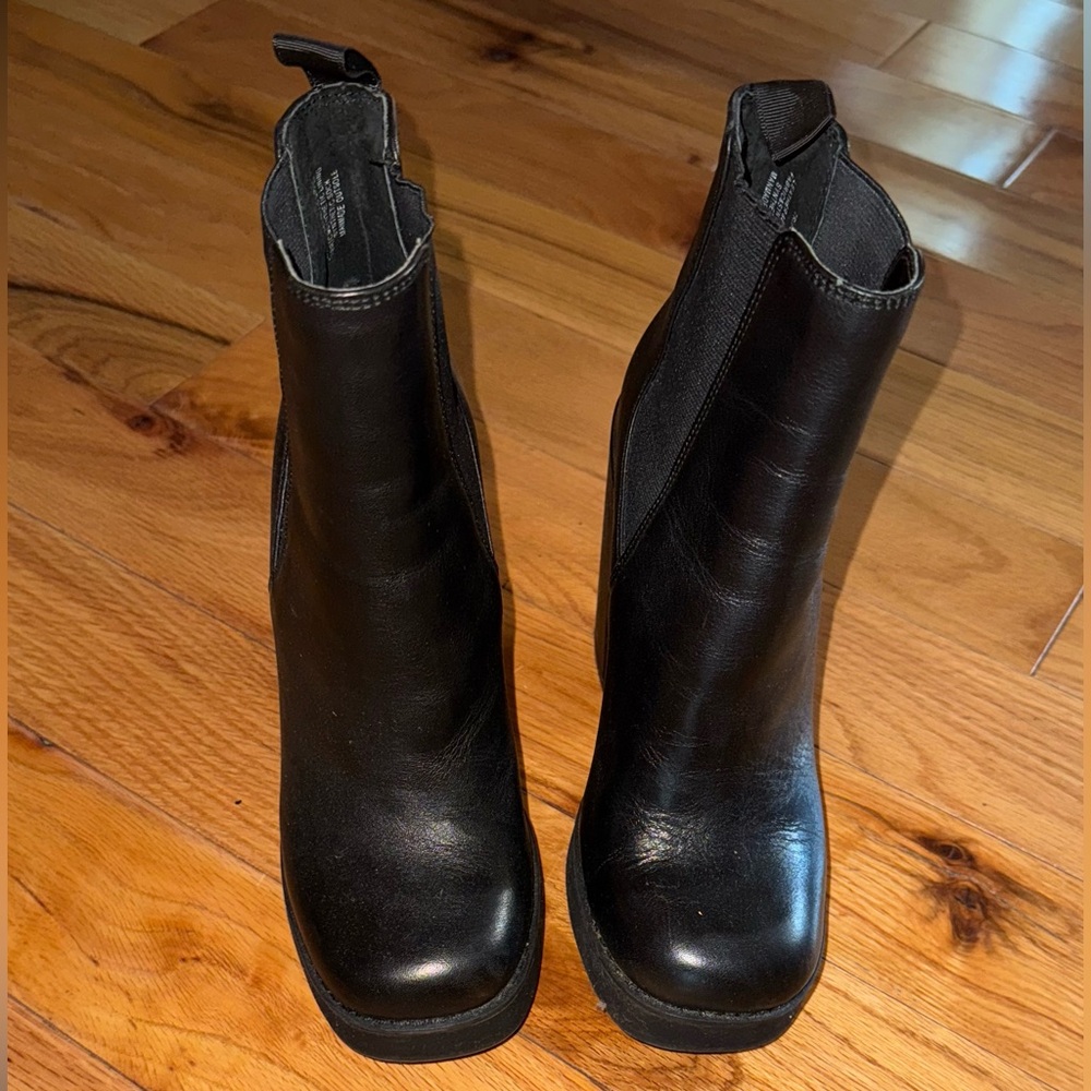 Steve Madden Black Ankle Booties